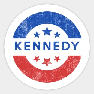 Retro circular Kennedy logo Sticker